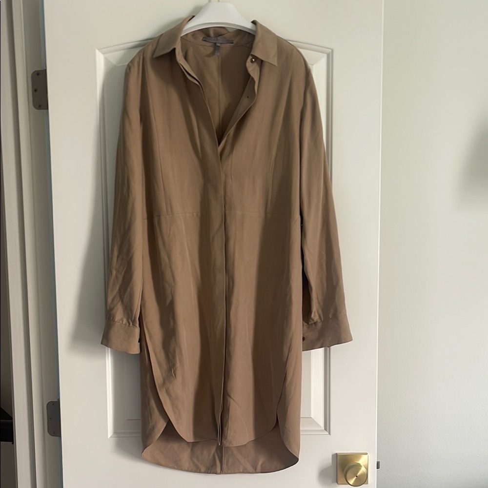 NWOT Halston x Heritage Long Sleeve Shirt Dress